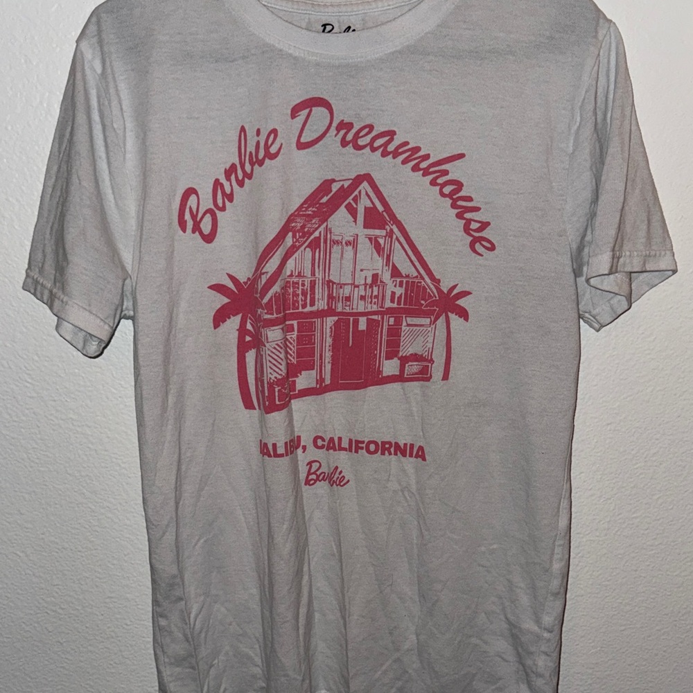 Barbie Dreamhouse Tee - White and Pink